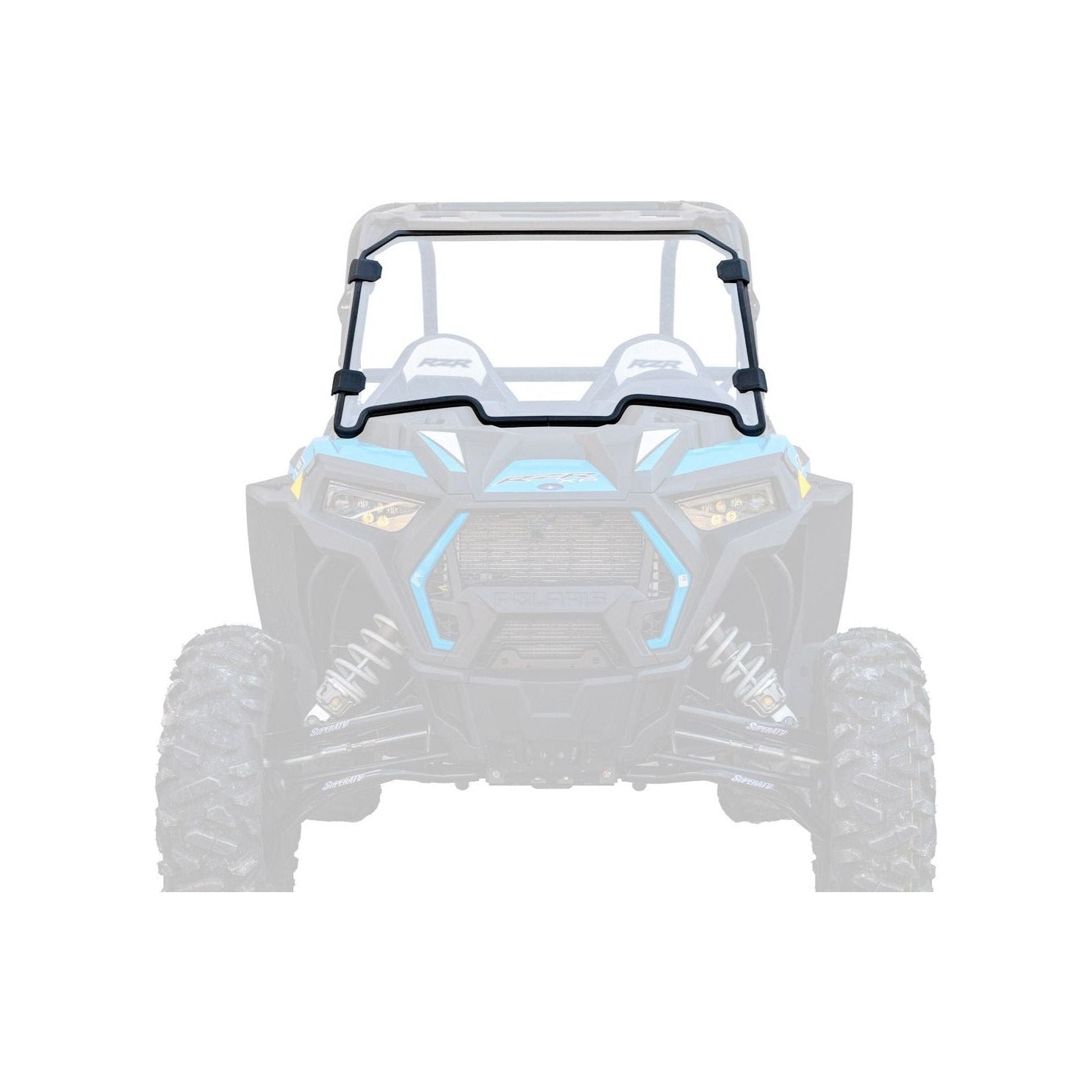 Polaris RZR XP Turbo Scratch Resistant Full Windshield | SuperATV