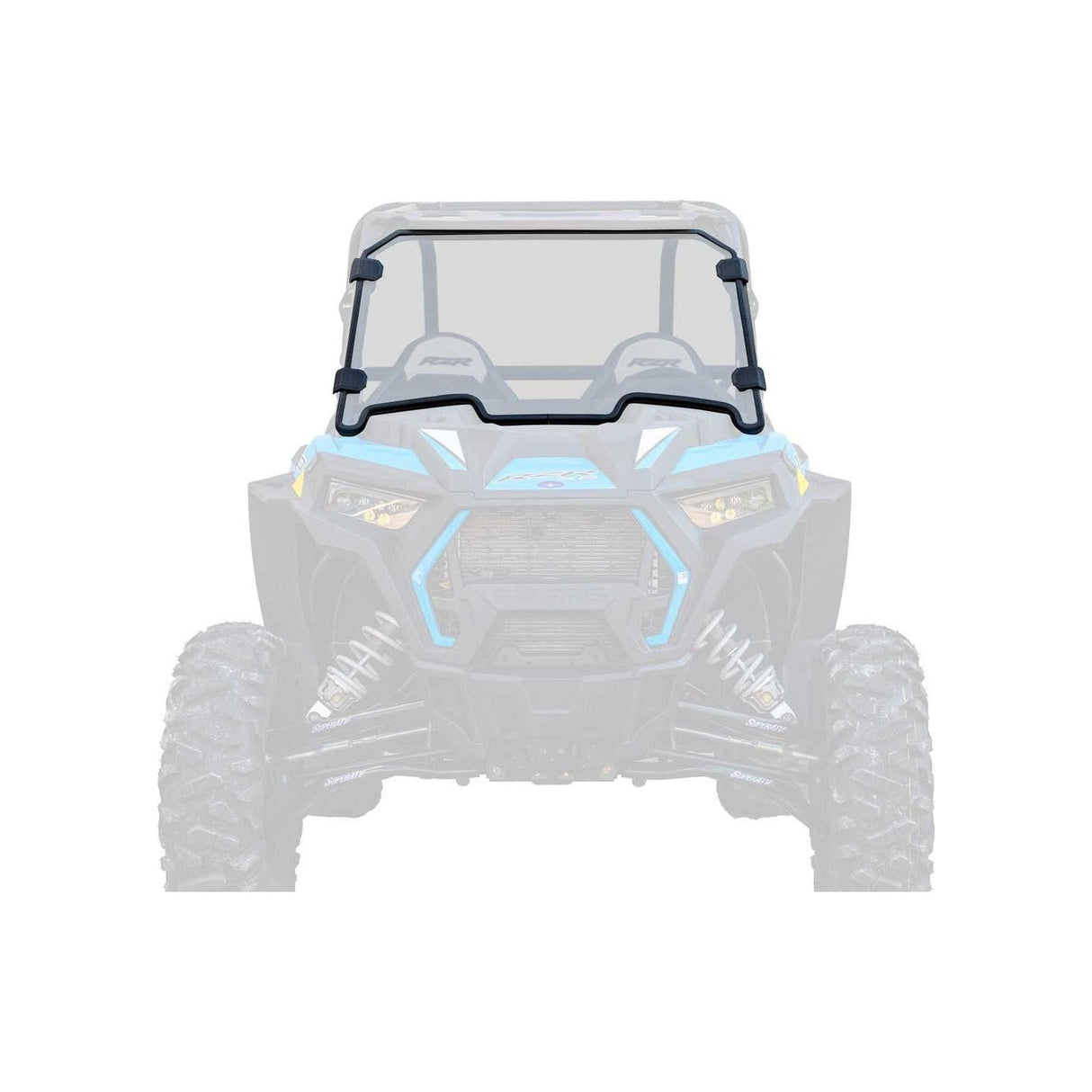 Polaris RZR XP Turbo Scratch Resistant Full Windshield | SuperATV