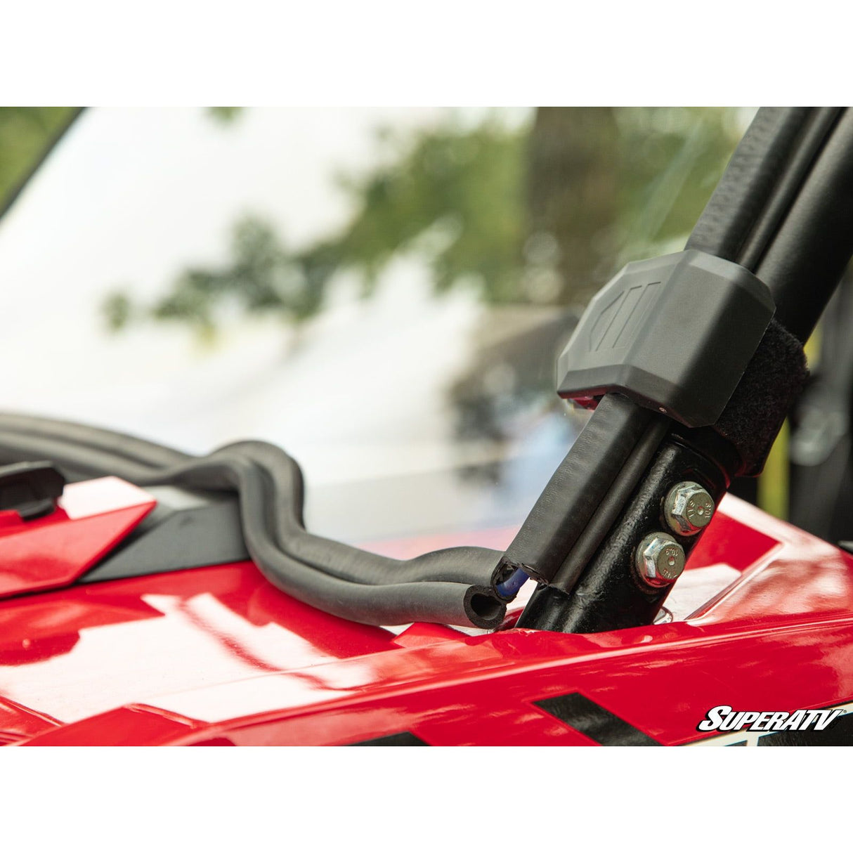 Polaris RZR XP Turbo Scratch Resistant Full Windshield | SuperATV