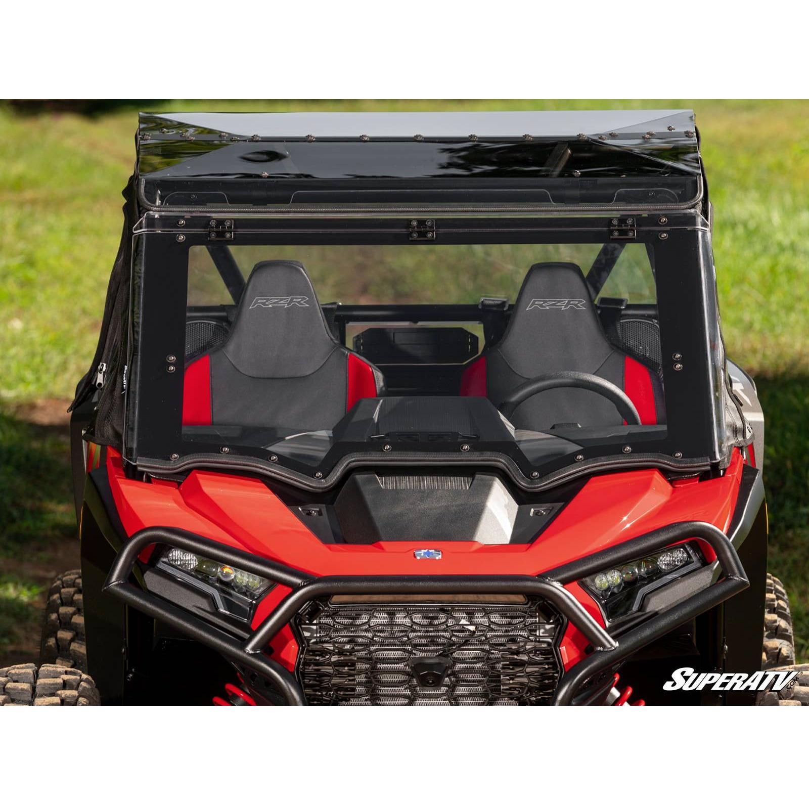 Polaris RZR XP MaxDrive Power Flip Windshield | SuperATV