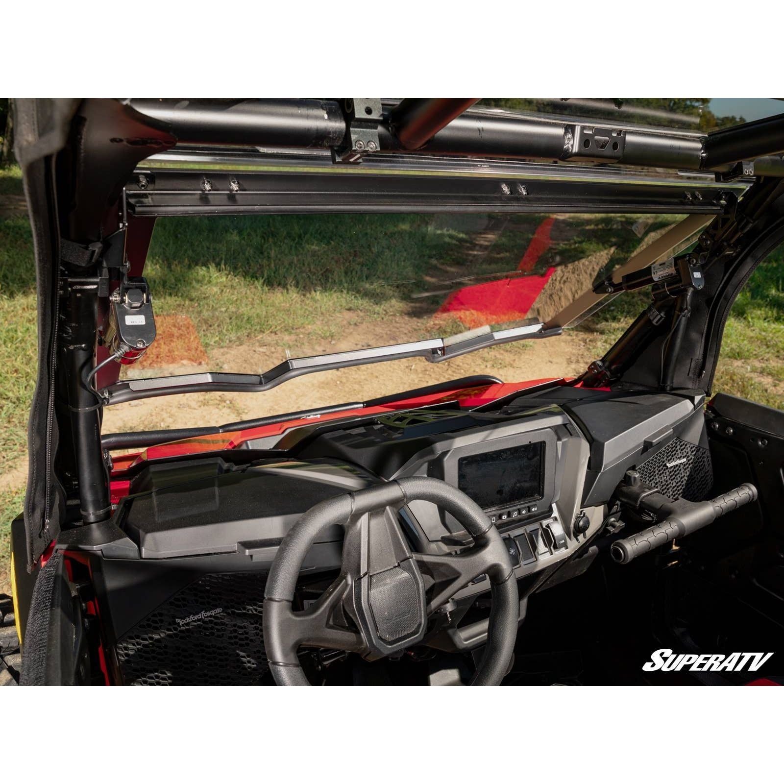 Polaris RZR XP MaxDrive Power Flip Windshield | SuperATV