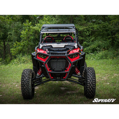 Polaris RZR Turbo S Scratch Resistant Flip Windshield | SuperATV