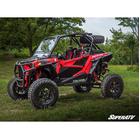 Polaris RZR Turbo S Scratch Resistant Flip Windshield | SuperATV