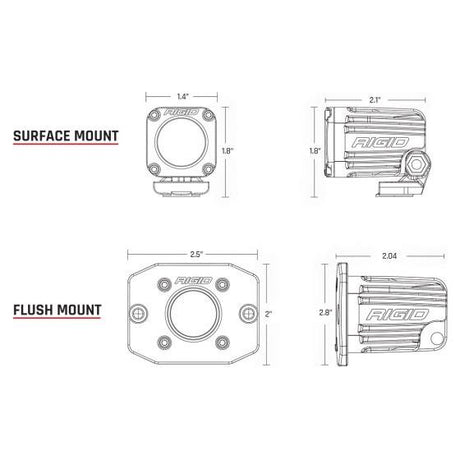 Ignite Series Flush Mount Light | Rigid Industries