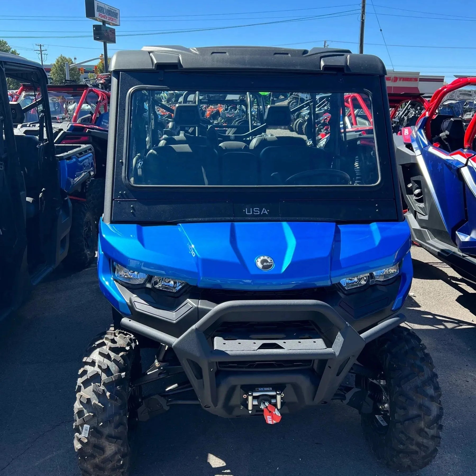 Can Am Defender Glass Windshield