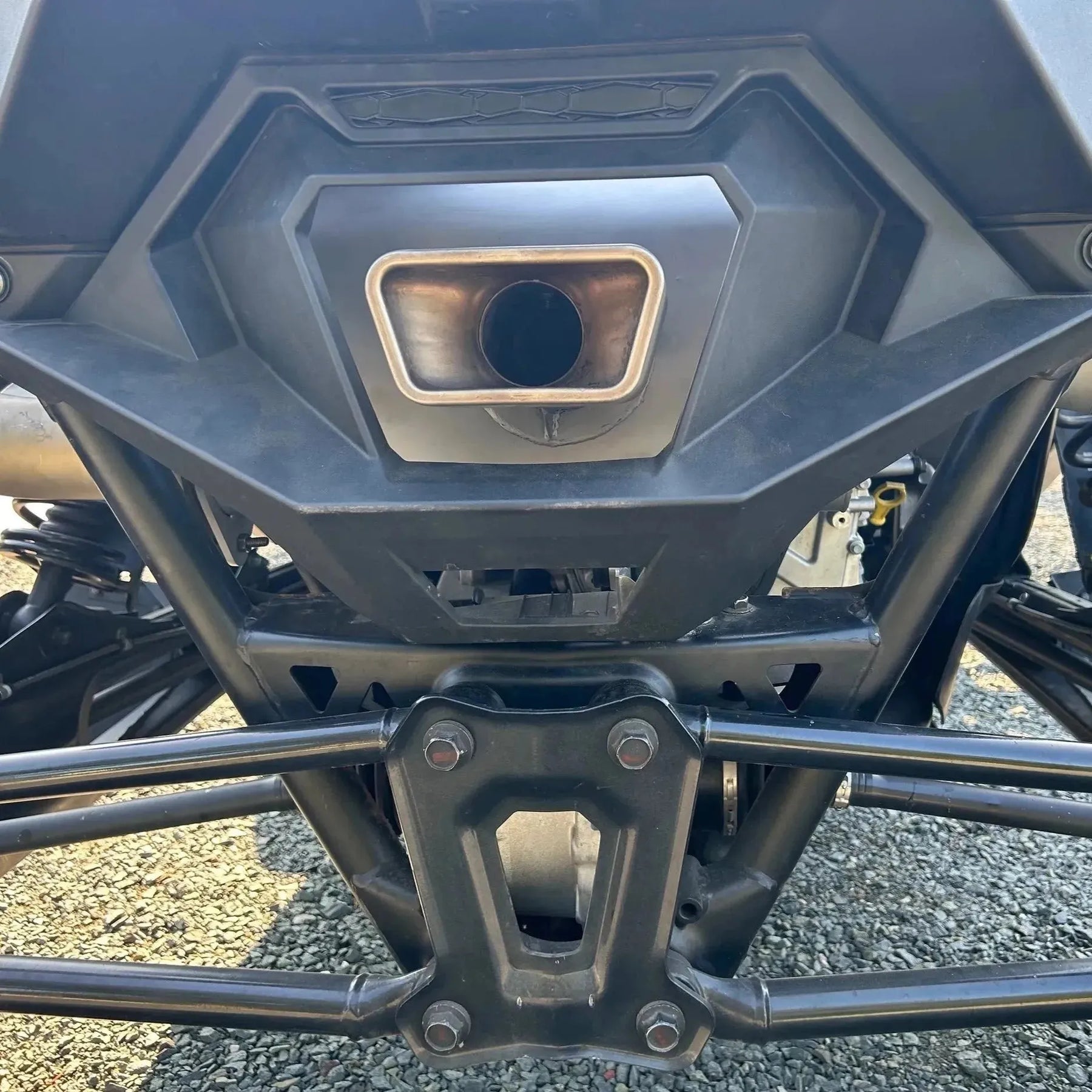 Polaris RZR Pro R Slip-On Exhaust with Center Exit & 3" Side Dump | Aftermarket Assassins