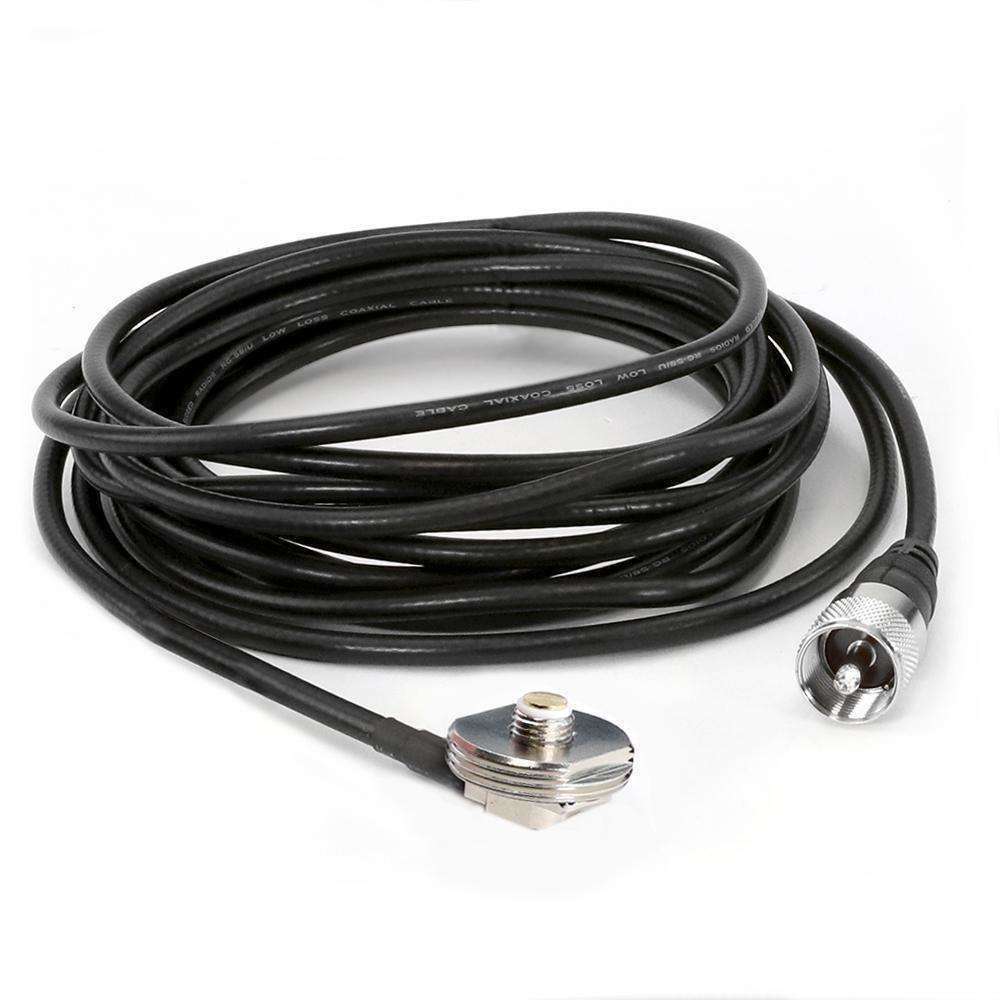 15 Ft Antenna Coax Cable with 3/8 NMO Mount | Rugged Radios