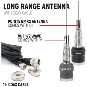 Yamaha YXZ 1000R (2024) Complete Communication Kit with Bluetooth Intercom and 2-Way Radio | Rugged Radios