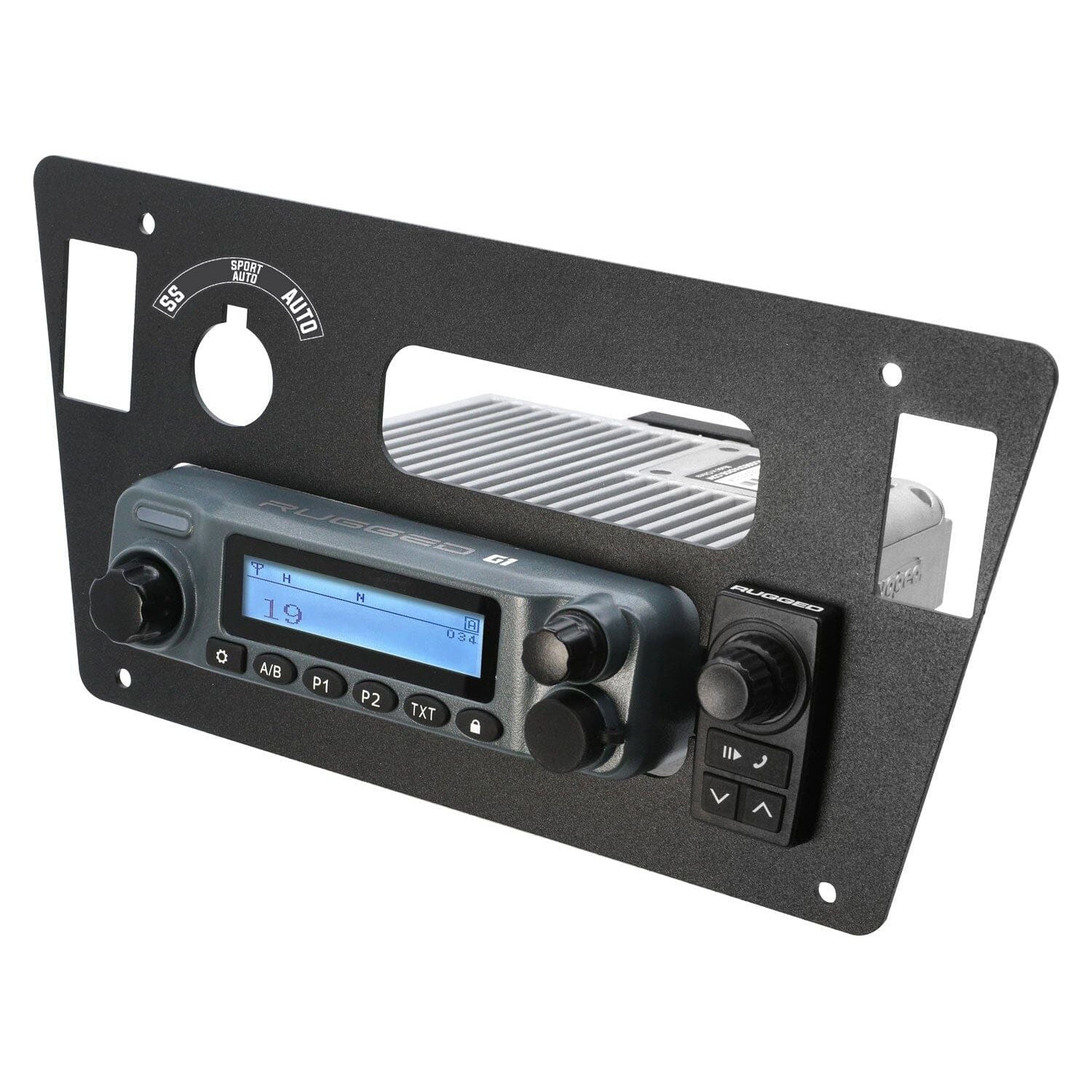 Yamaha YXZ (2024) Mobile Radio and 696 Rocker Intercom Mount | Rugged Radios