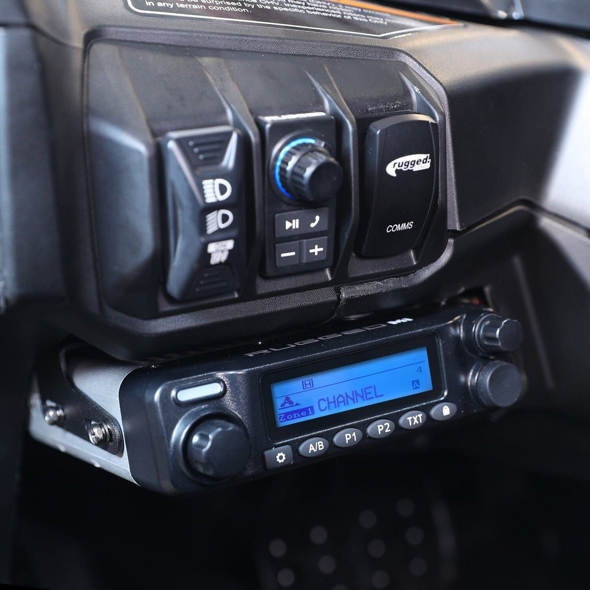 Can Am Maverick R Remote Head Mount Kit | Rugged Radios