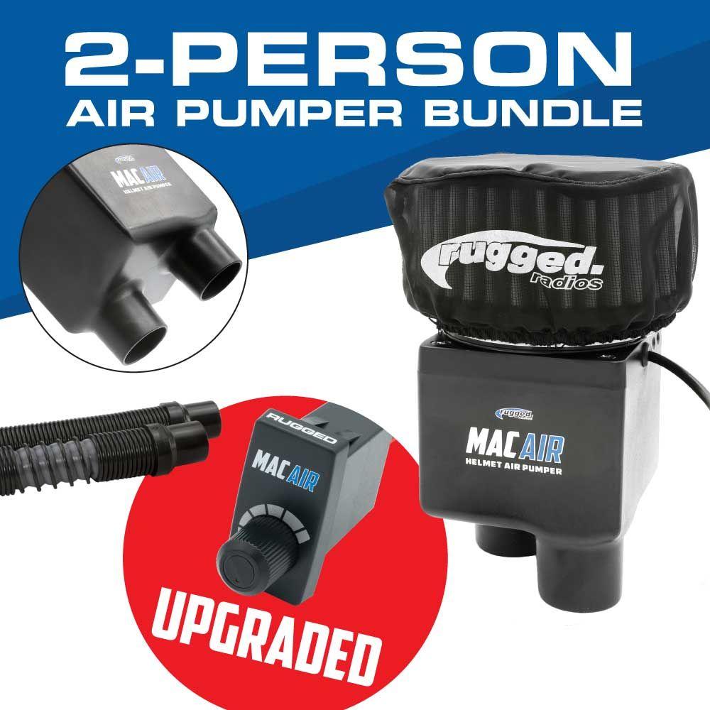 MAC Air 2-Person Helmet Air Pumper (Bundle) | Rugged Radios