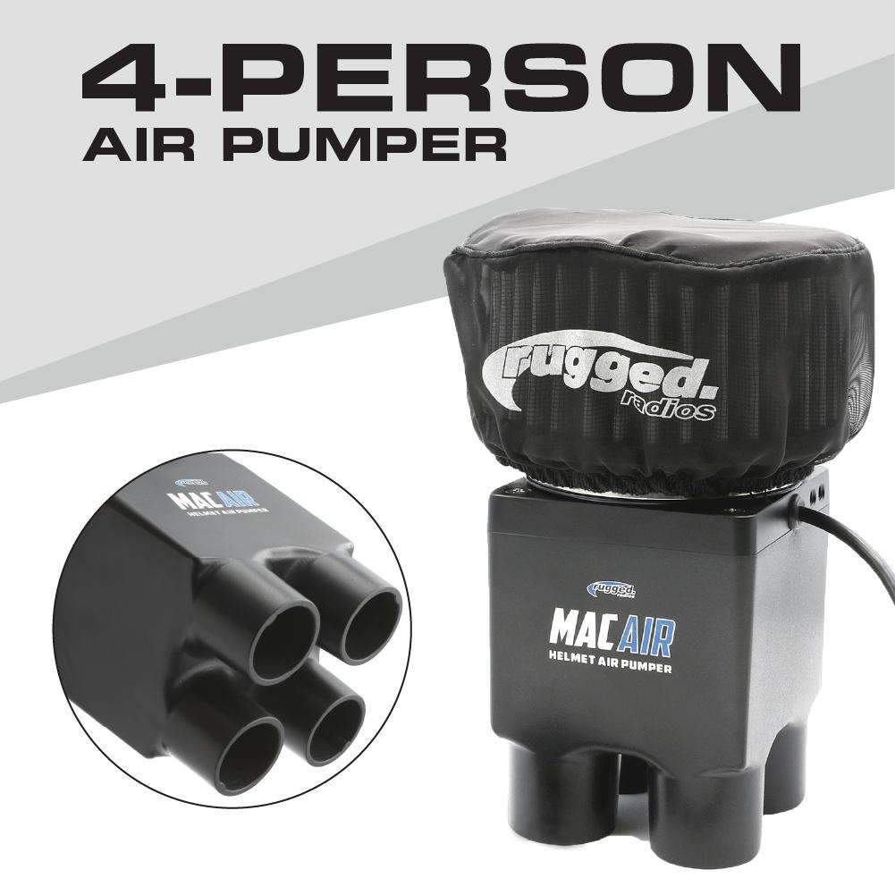 MAC Air 4-Person Helmet Air Pumper (Pumper Only) | Rugged Radios