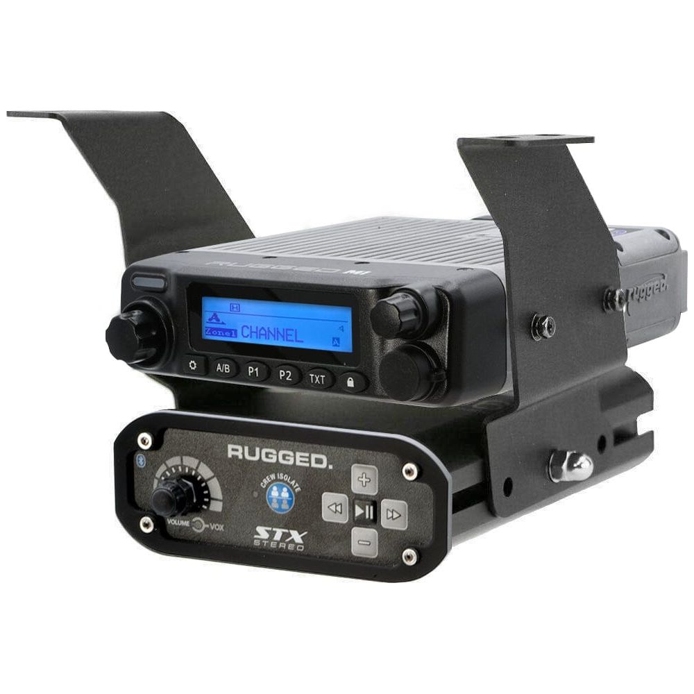 Polaris RZR Radio & Intercom Below Dash Mounting Bracket | Rugged Radios