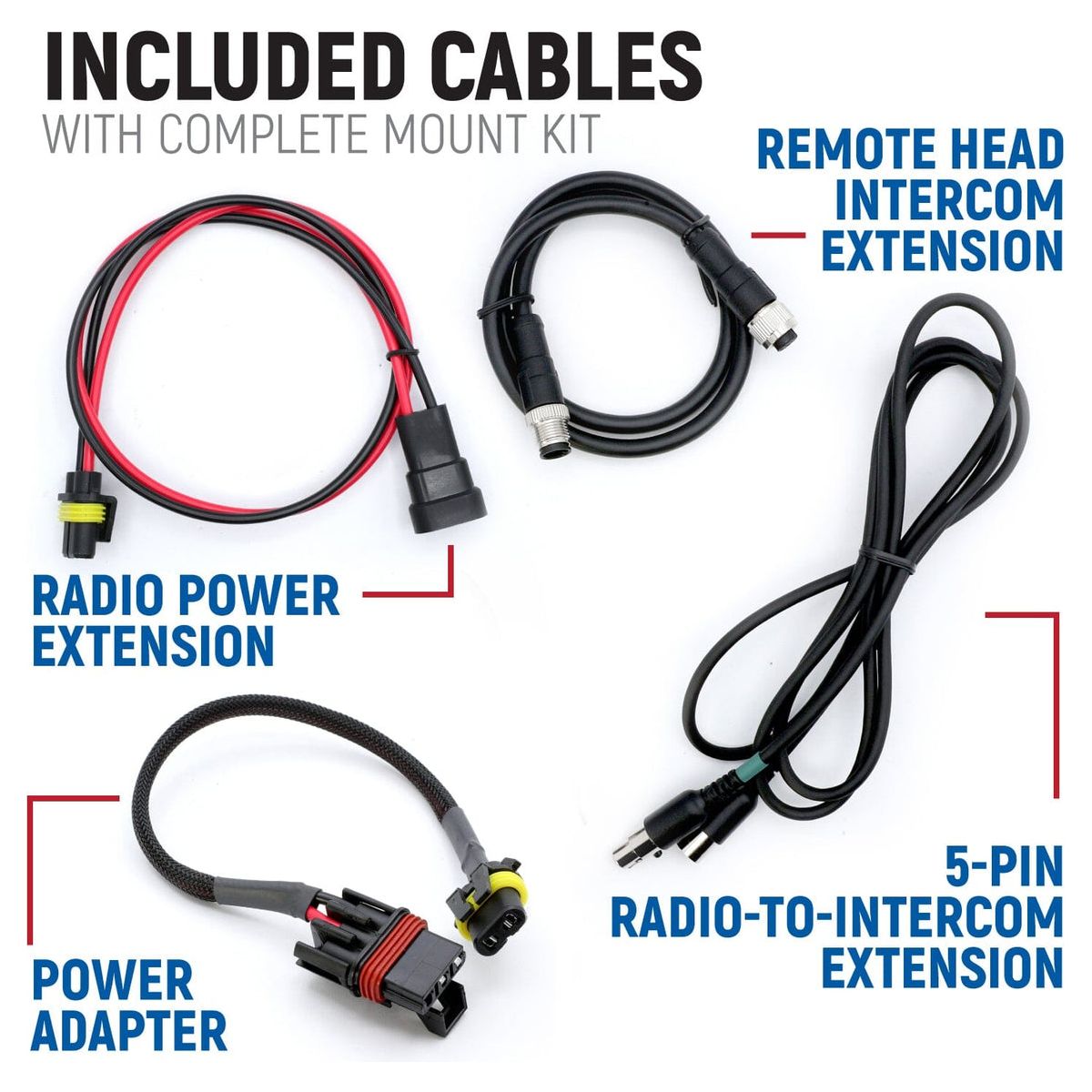 Polaris Xpedition Complete Communication Kit with Bluetooth Intercom and 2-Way Radio | Rugged Radios