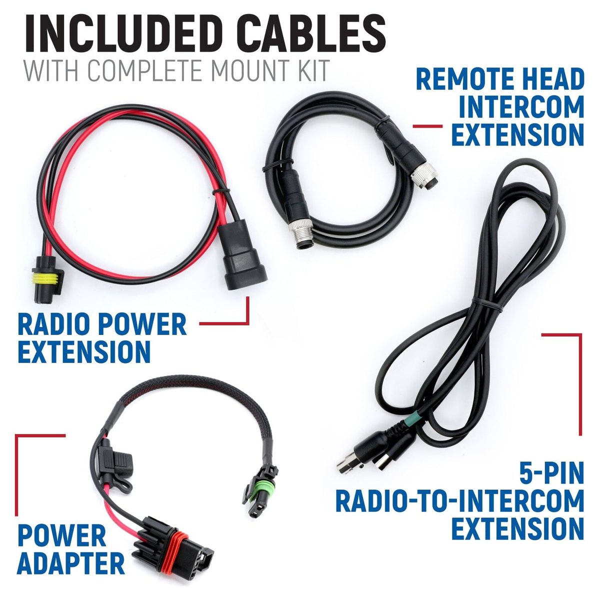 Polaris Xpedition Radio and Remote Head Intercom Mount Kit | Rugged Radios