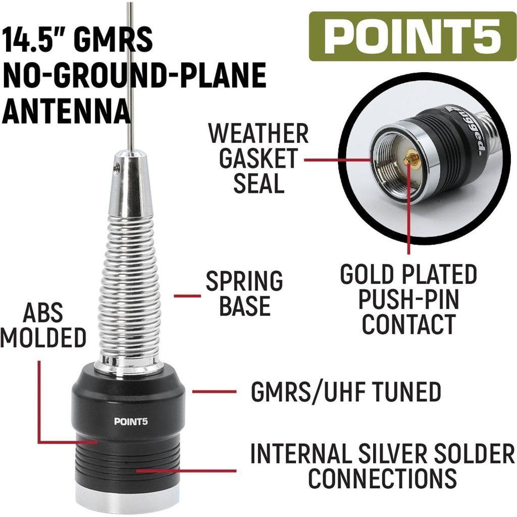 GMR25 Waterproof Band Mobile Radio with Antenna | Rugged Radios