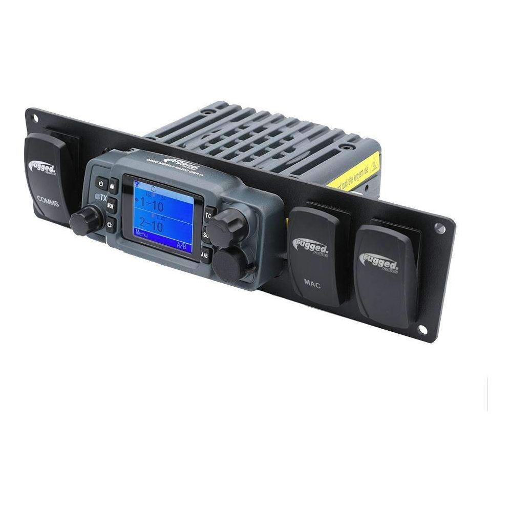 Yamaha Wolverine RMAX GMR25 / ABM25 / RM-25WP Mobile Radio and Rocker Switches Mount | Rugged Radios