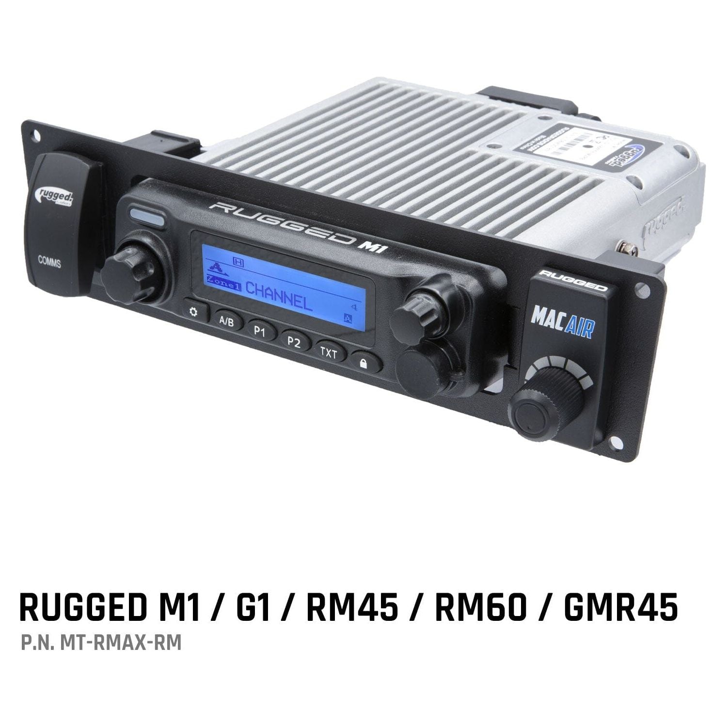 Yamaha Wolverine RMAX M1 / G1 / RM60 / GMR45 Mobile Radio and Rocker Switches Mount | Rugged Radios