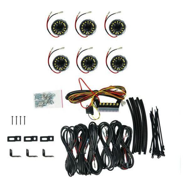 Cyclone V2 LED 6-Light Rock Light Kit | KC HiLites