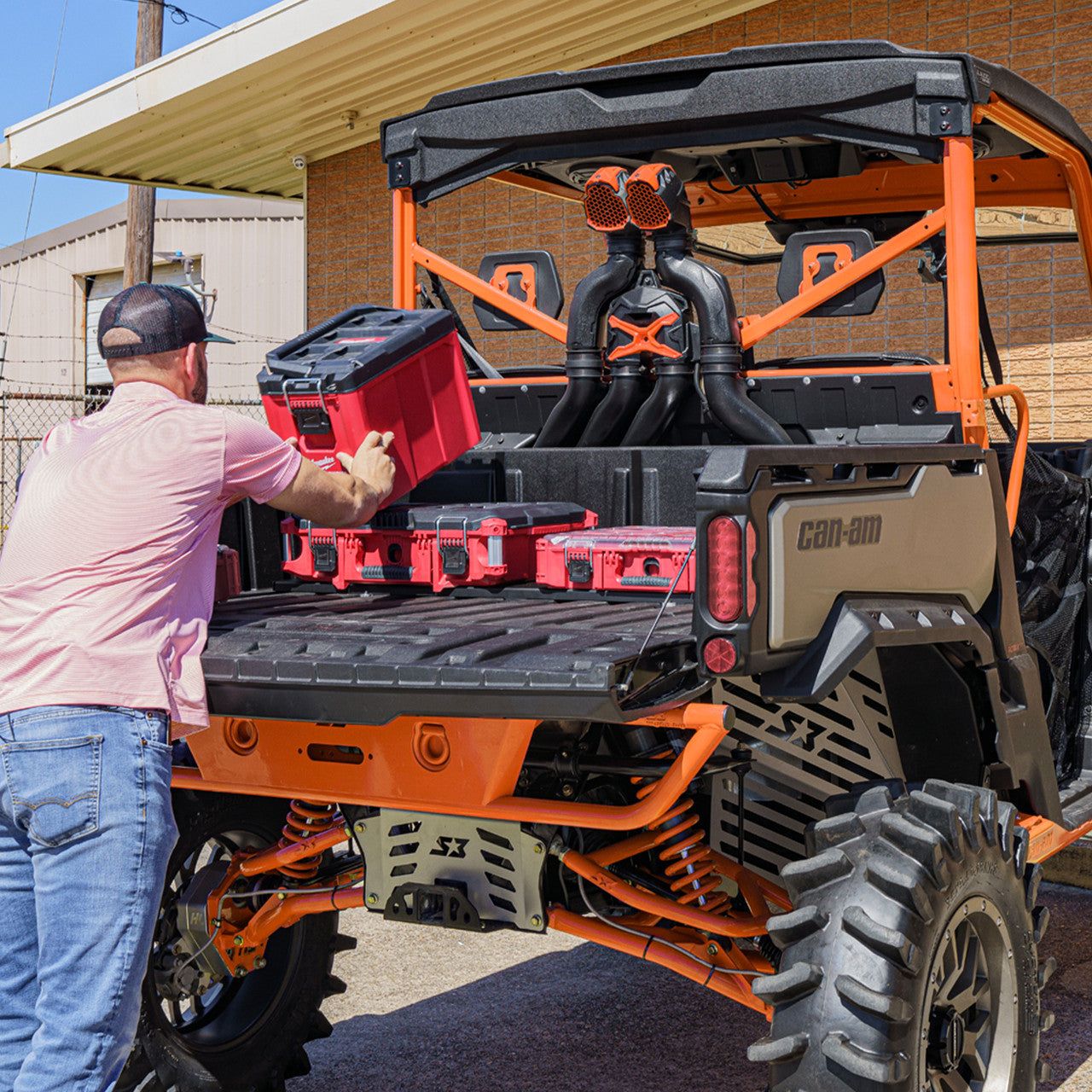 Can Am Defender Milwaukee Packout Bed Mount | S3 Power Sports