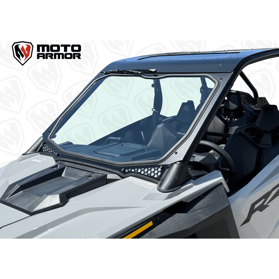 Polaris RZR Pro / Turbo R Max Visibility Full Glass Windshield | Moto Armor