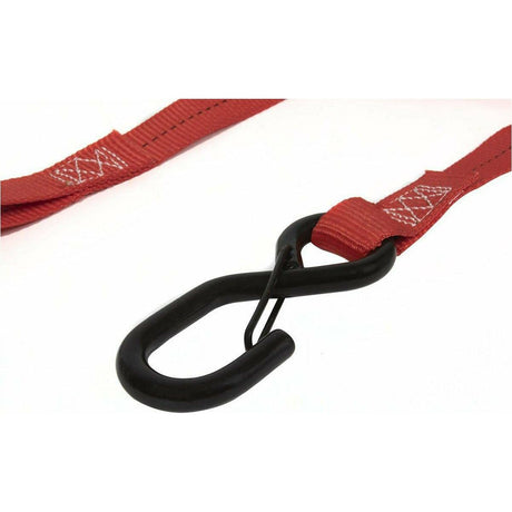 Speed Strap 1"x15' Ratchet Tie Down with Snap S Hooks (2 Pack)