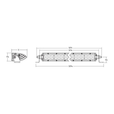 SR-Series Amber PRO Light Bar | Rigid Industries