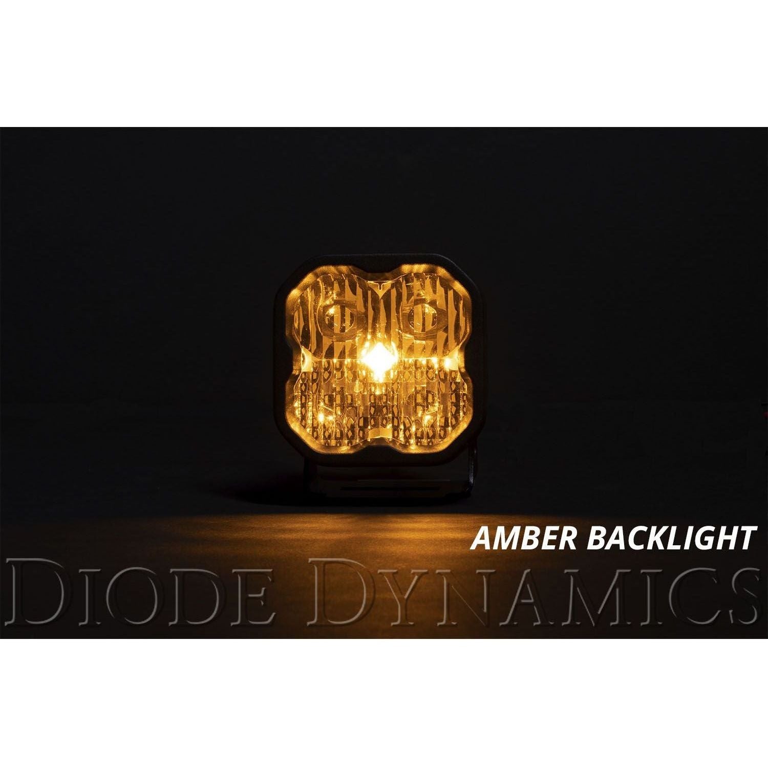 Stage Series 3" Yellow Pro LED Pods (Pair) | Diode Dynamics