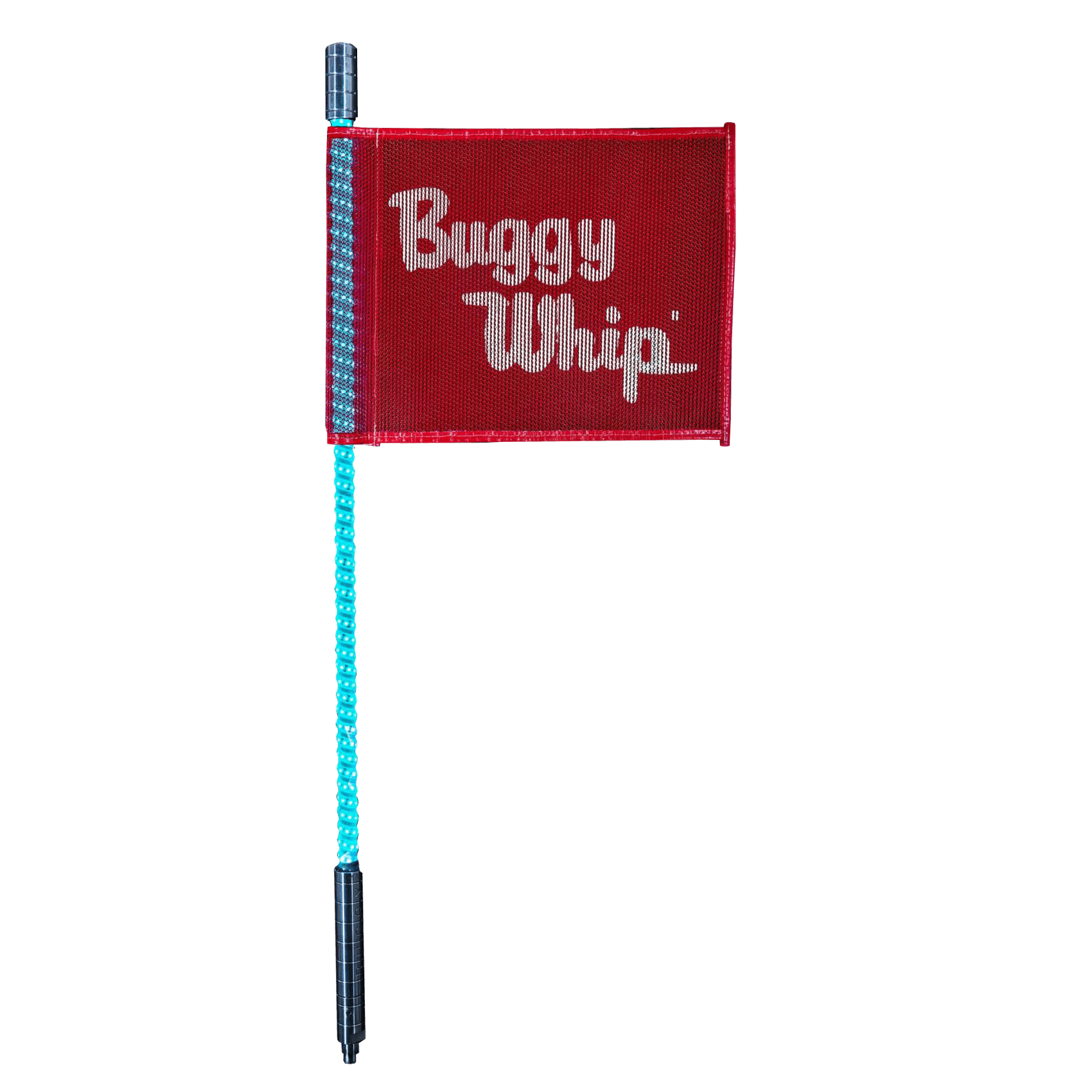 2' LED Whip with Flag | Buggy Whip