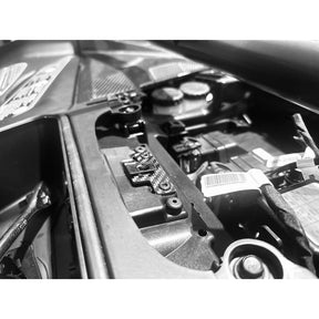 Can Am Maverick R Carbon Fiber 3-Piece Upper Center Dash Trim Kit | FourWerx