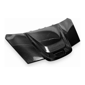 Can Am Maverick R Carbon Fiber 3-Piece Upper Center Dash Trim Kit | FourWerx