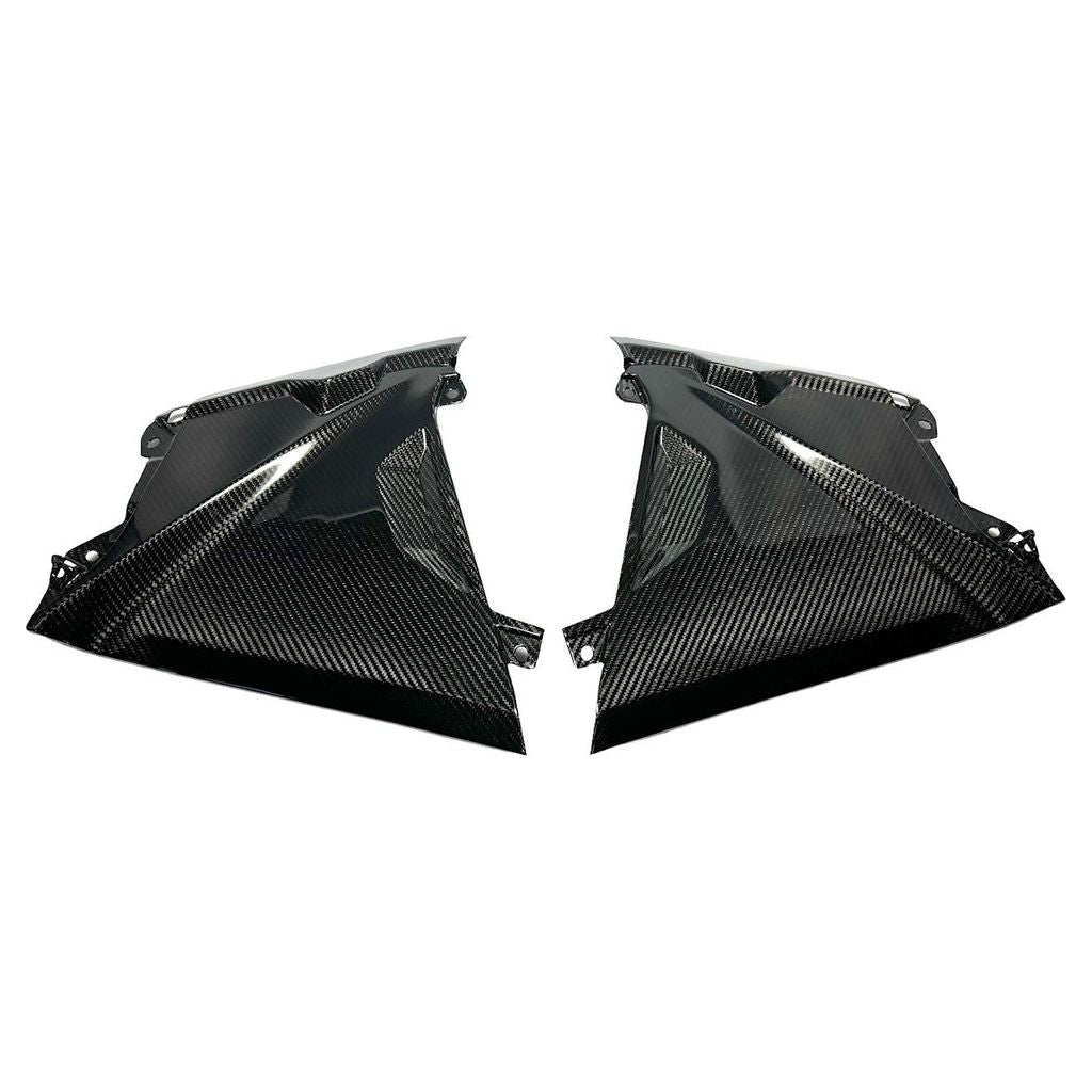 Can Am Maverick R Carbon Fiber Upper Dash (Outer Panels) | FourWerx