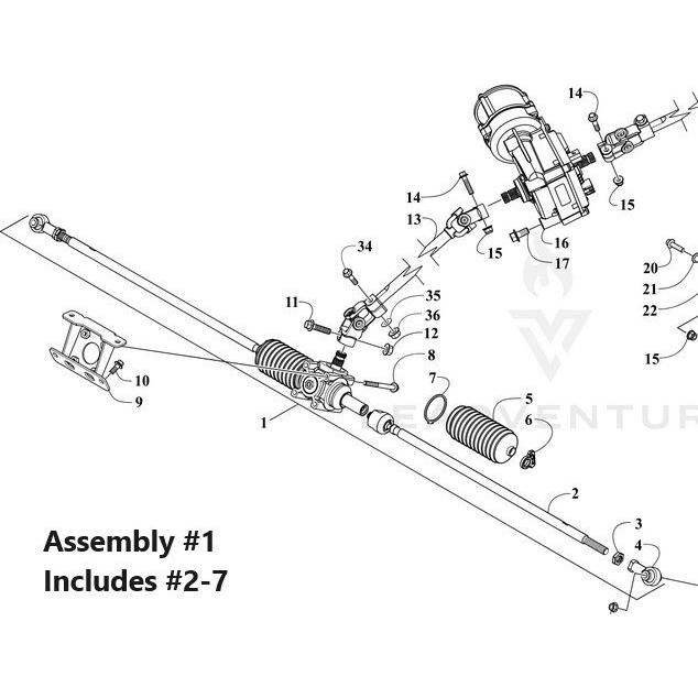 Arctic Cat Wildcat XX Heavy Duty Steering Box with Tie Rods | SpeedWerx