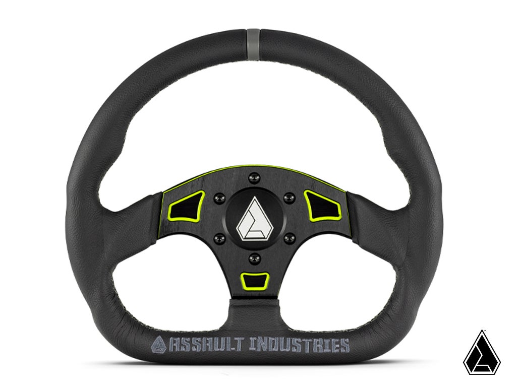 Ballistic "D" Universal Suede UTV Steering Wheel
