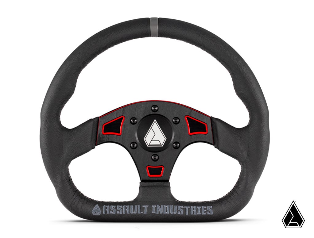 Ballistic "D" Universal Suede UTV Steering Wheel