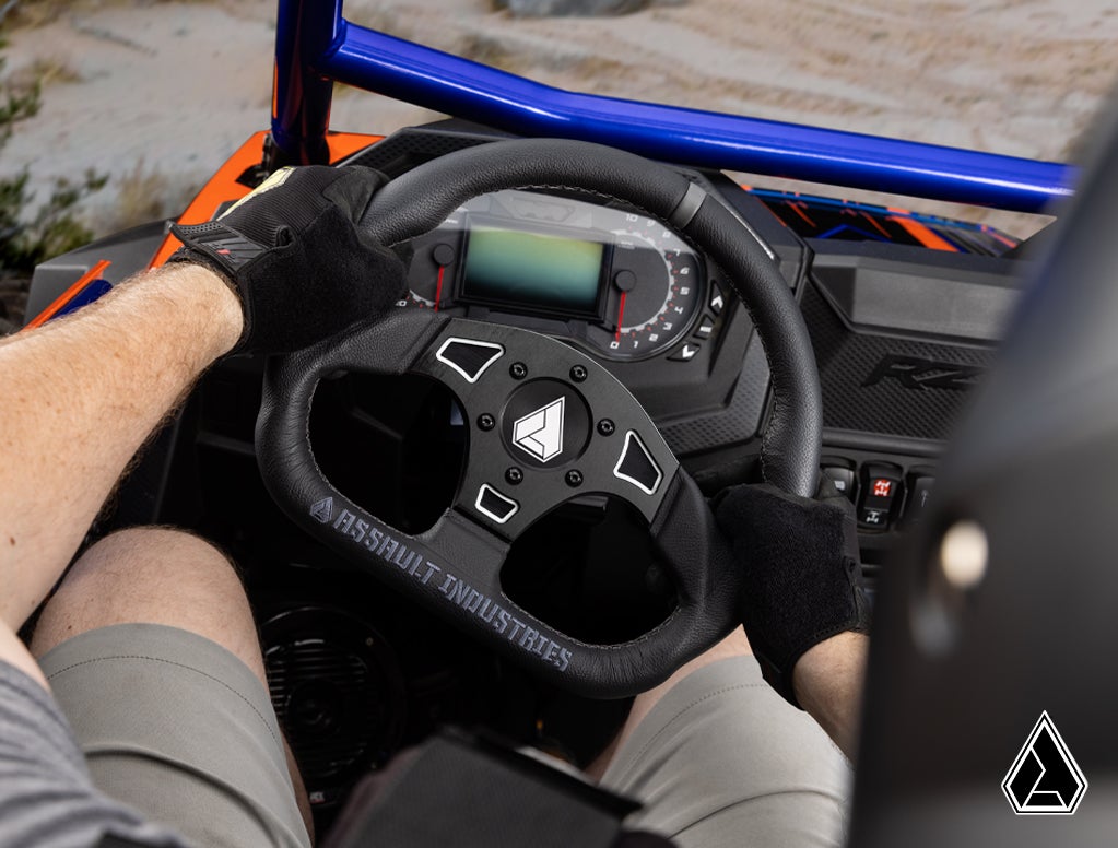 Ballistic "D" Universal Suede UTV Steering Wheel