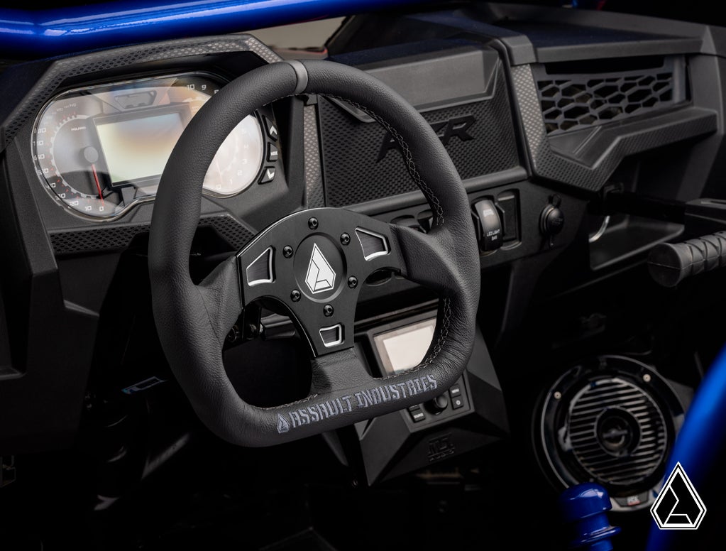 Ballistic "D" Universal Suede UTV Steering Wheel