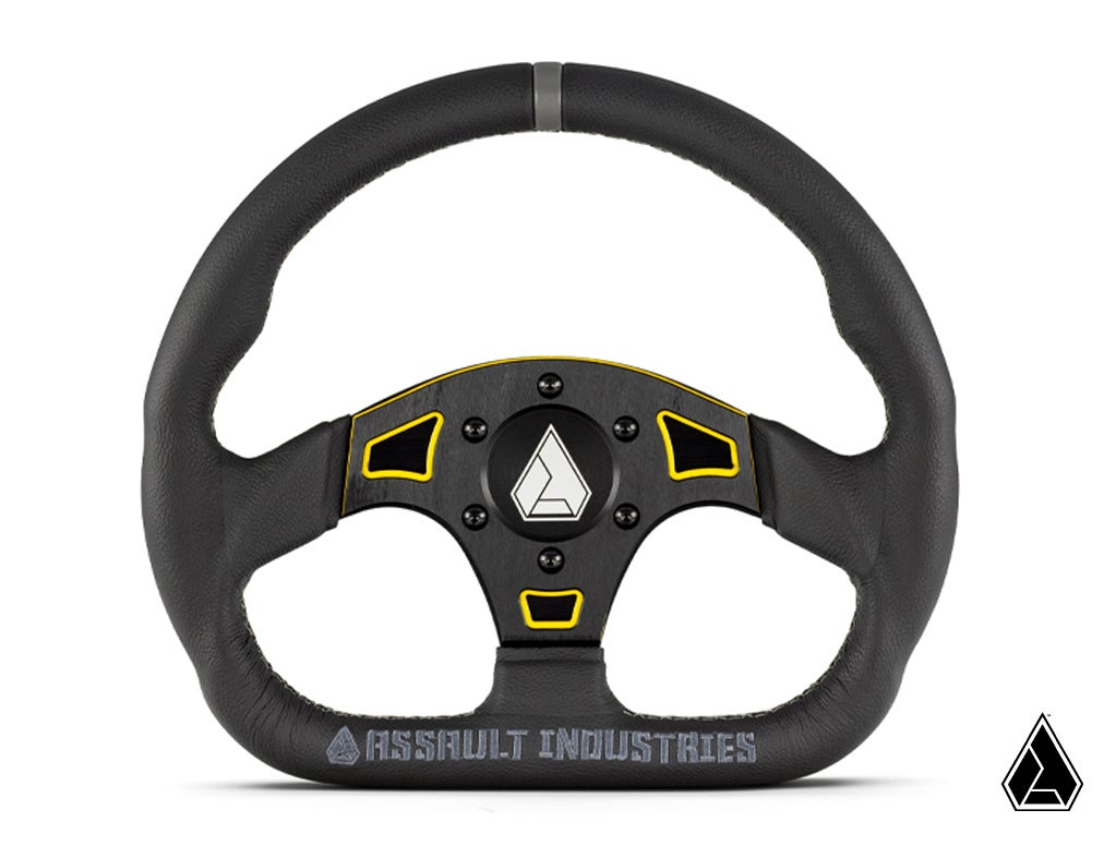 Ballistic "D" Universal Suede UTV Steering Wheel