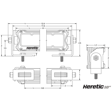 10" LED Light Bar | Heretic