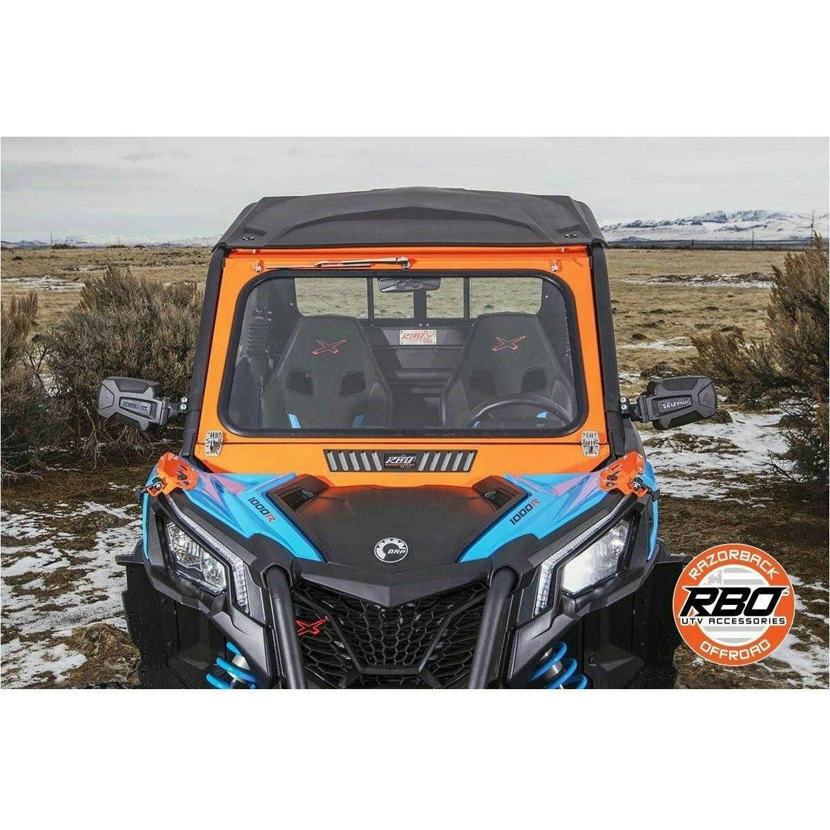 Razorback Offroad Can Am Maverick (2018+) Front Folding Windshield