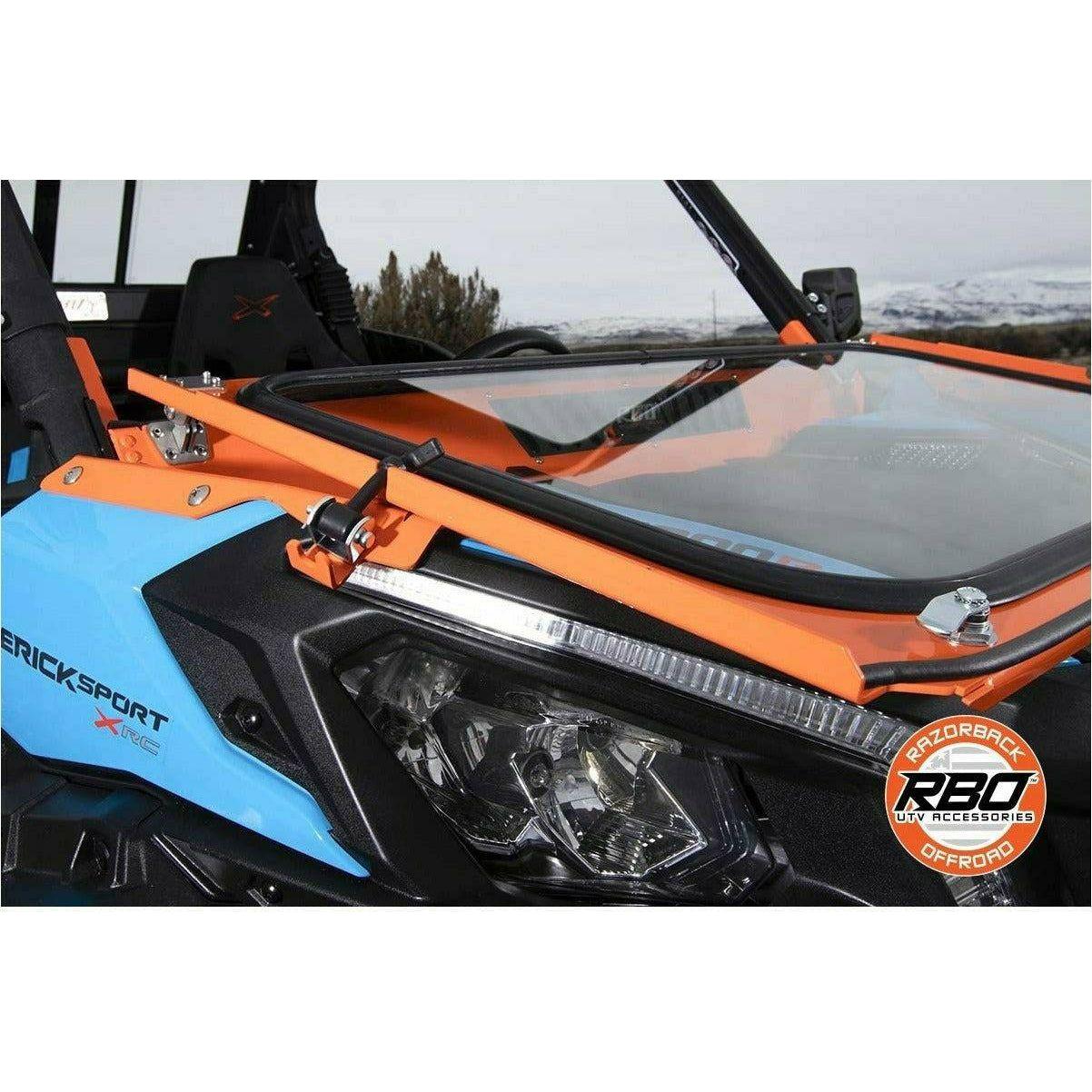 Razorback Offroad Can Am Maverick (2018+) Front Folding Windshield