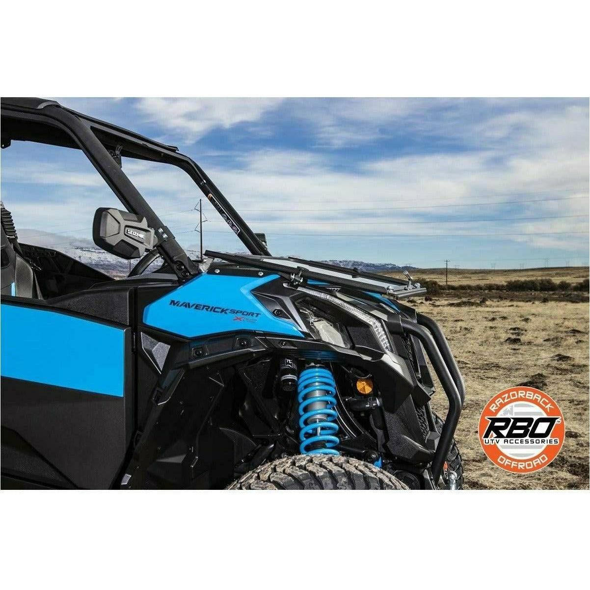 Razorback Offroad Can Am Maverick (2018+) Front Folding Windshield