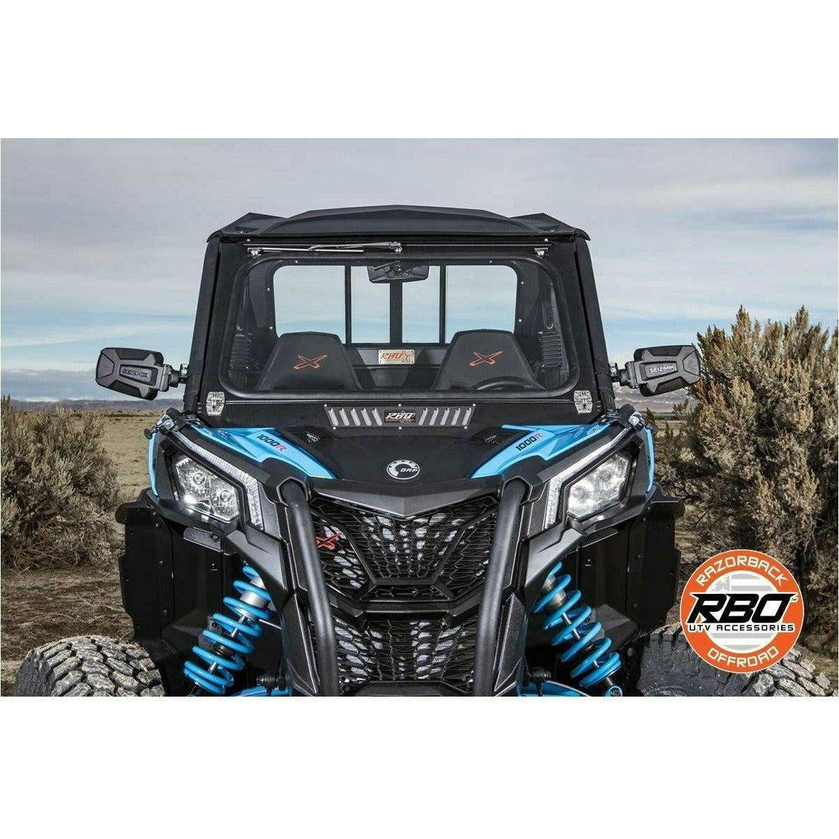 Razorback Offroad Can Am Maverick (2018+) Front Folding Windshield