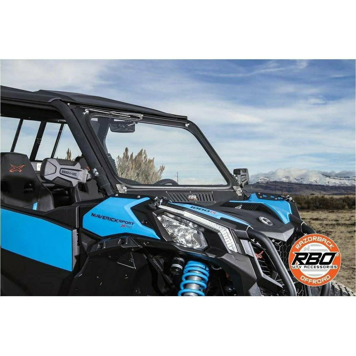 Razorback Offroad Can Am Maverick (2018+) Front Folding Windshield