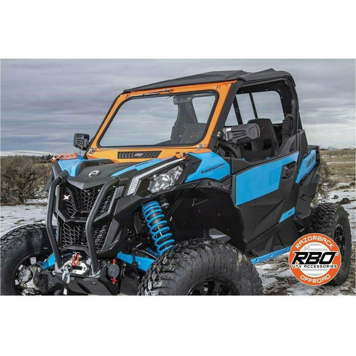 Razorback Offroad Can Am Maverick (2018+) Front Folding Windshield