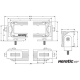 40" Curved LED Light Bar | Heretic