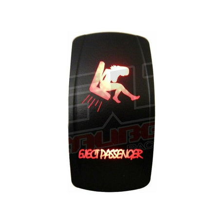 "Eject Passenger" Waterproof Rocker Switch | 50 Caliber Racing