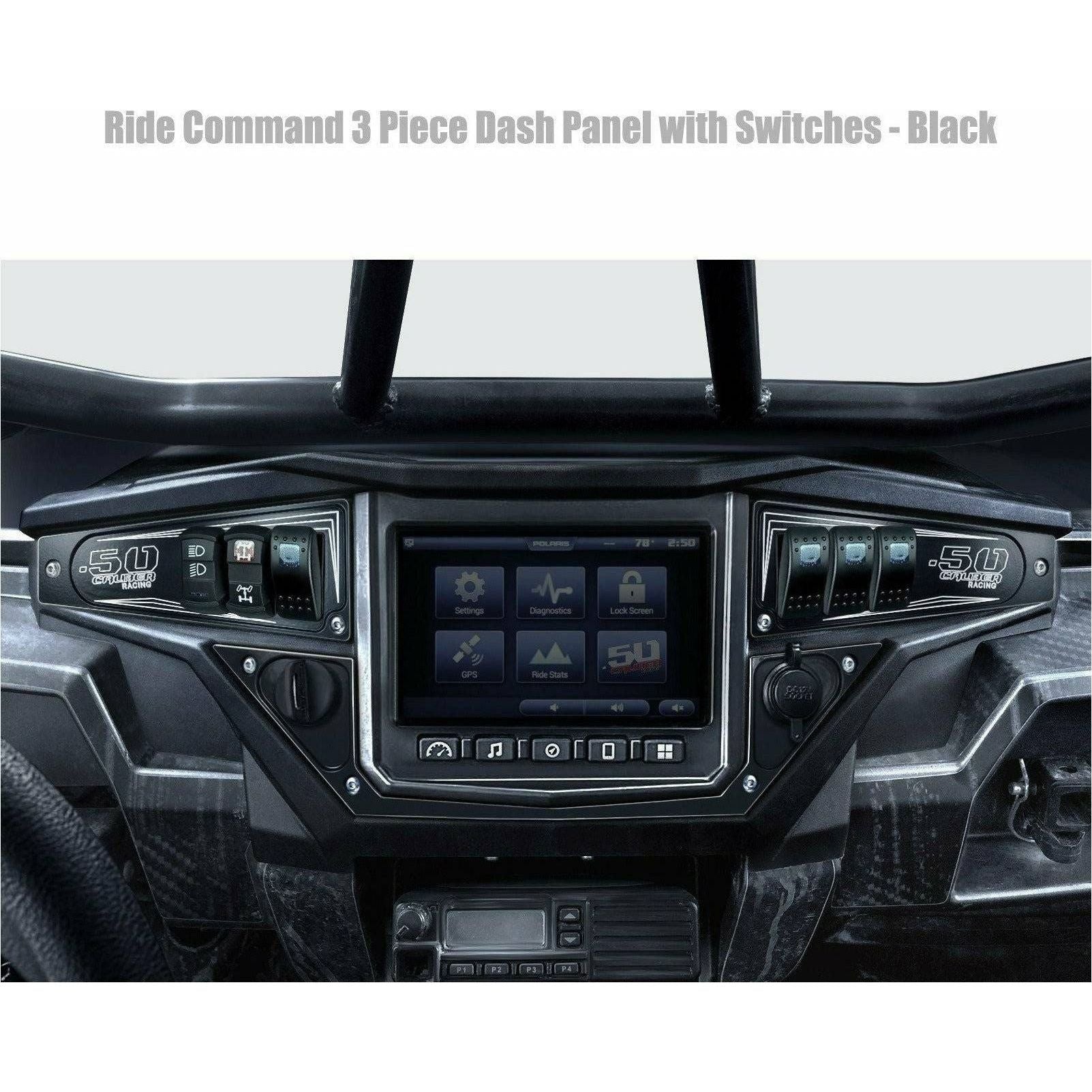 Polaris RZR XP 1000 (2017+) Ride Command 6 Switch Dash Panel | 50 Caliber Racing