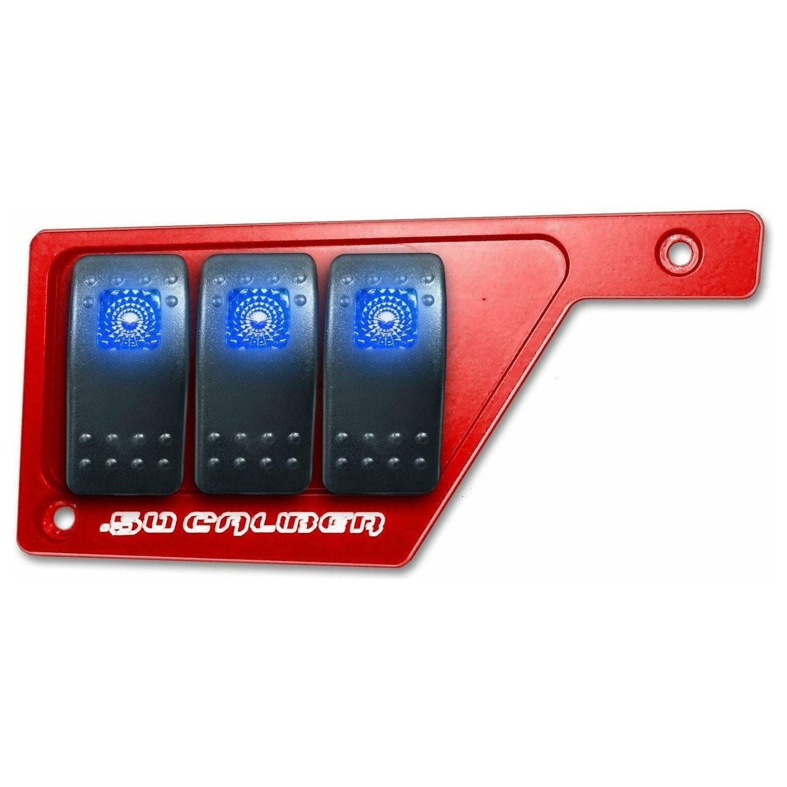 Polaris RZR XP 1000 Left Side 3 Switch Dash Panel | 50 Caliber Racing