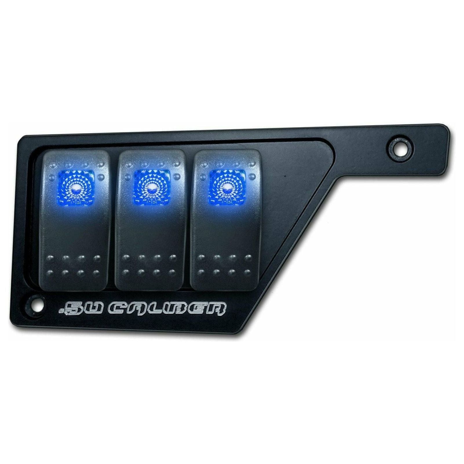 Polaris RZR XP 1000 Left Side 3 Switch Dash Panel | 50 Caliber Racing